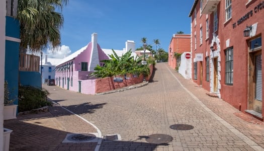 Water Street in St George's Bermuda