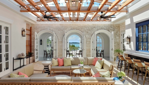 An interior view of Rosewood Bermuda's Conservatory. 