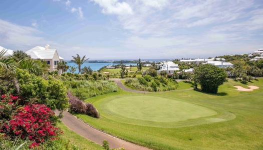 Aerial of Rosewood Tucker's Point Golf Course.