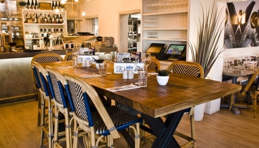 An interior view of Village Pantry restaurant.