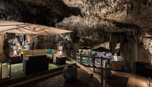 Interior view of Natura Spa at Grotto Bay.