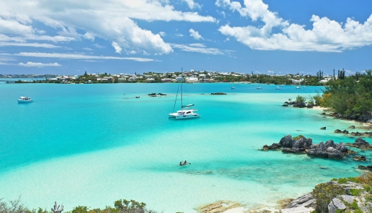 Sail Bermuda view of boat.