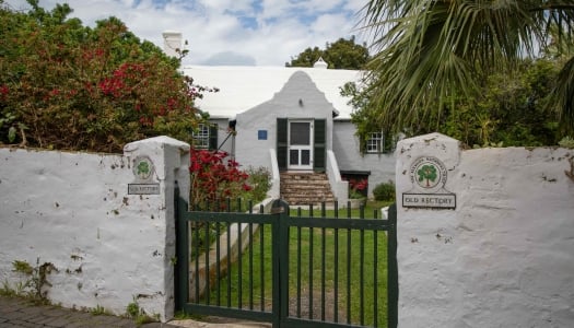 Exterior view of the old rectory.