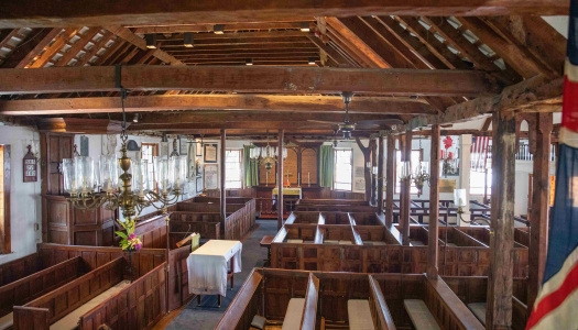 St. Peter's Church interior view with an alter.