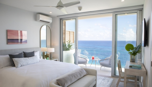 Interior view of Azura Bermuda Ocean View Guestroom