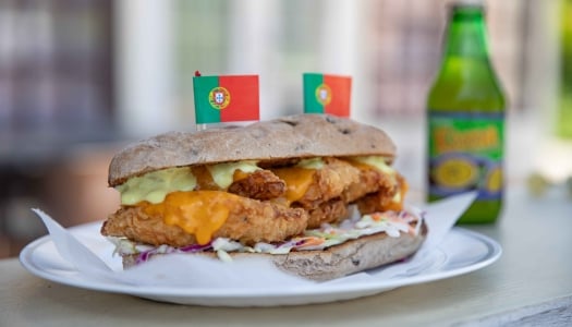 Generosa's fish sandwich.