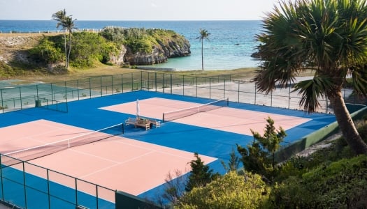 Hamilton Princess Tennis court.