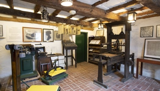 Interior of Mitchell House Museum