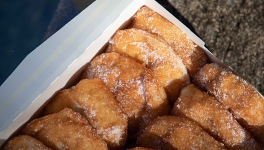 A close up of Malasadas