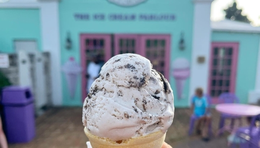 Ice cream from a local vendor on Bermuda