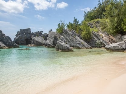 Horseshoe Bay Beach in Bermuda