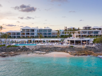 The Loren Hotel at sunset