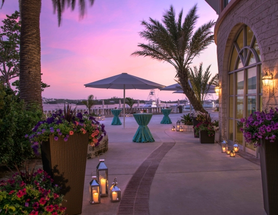 Sunset view of Hamilton Princess