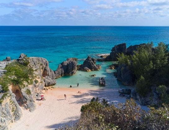 A quiet calm baby cove at Horseshoe Bay