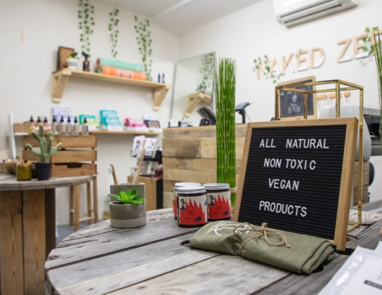 Interior view of Naked Zero store