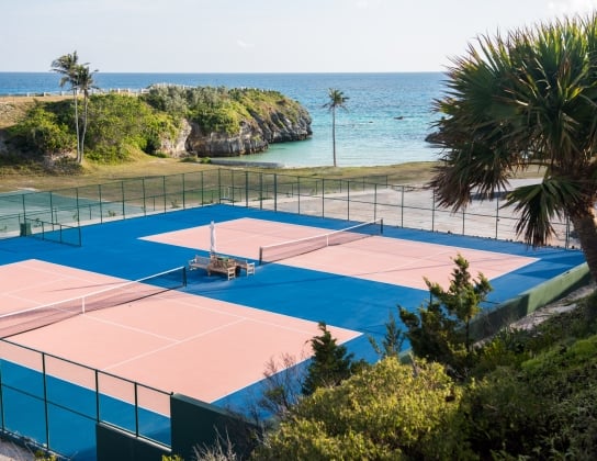 Hamilton Princess Tennis court.