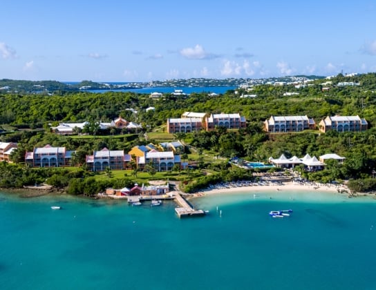 Grotto Bay Beach Resort & Spa – Aerial View Of Grotto Bay And Its Private Beach