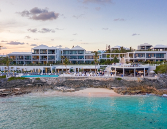 The Loren Hotel at sunset