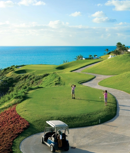 One of the most beautiful holes in Bermuda golf