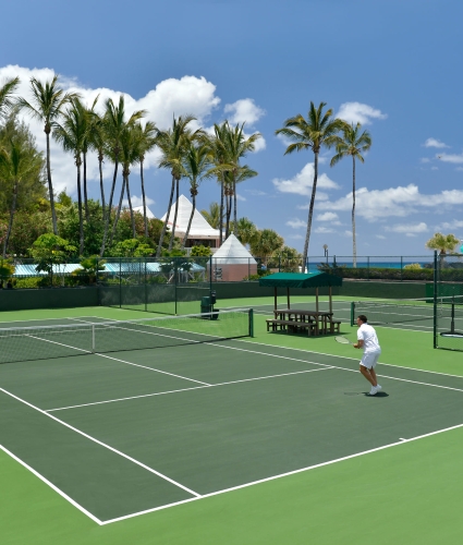 people playing tennis