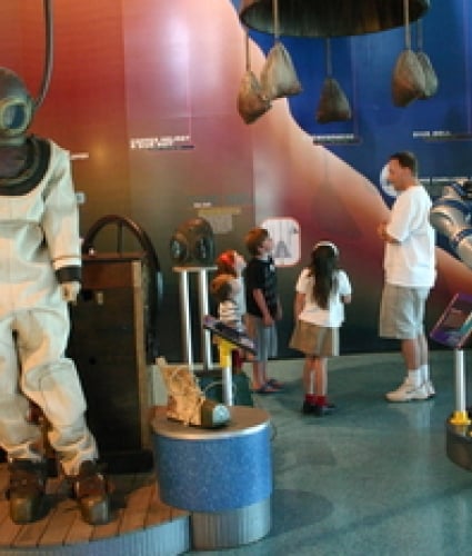 Scuba suits in the Underwater Exploration Institution