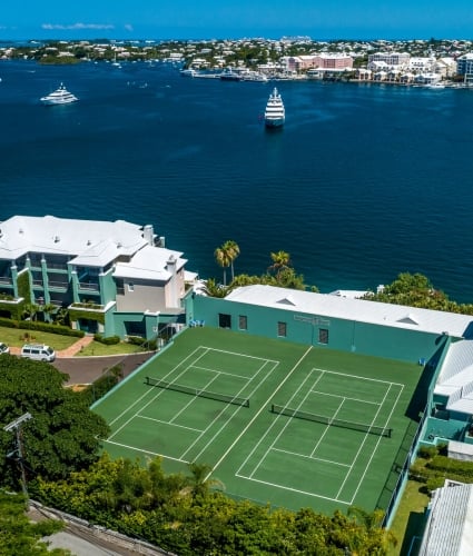 Aerial view of Newstead Belmont hills