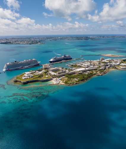 Dockyard in Bermuda