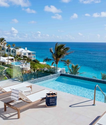 View of Seascape pool at Azura Bermuda