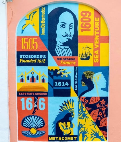 St. George's Mural - Panel 1