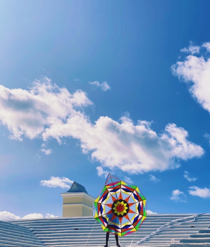 Bermudian Colorful Flying kites