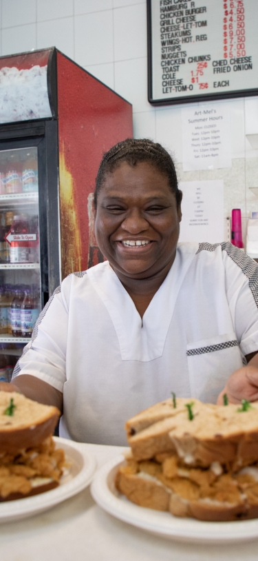 Fish Sandwiches from Art Mel's