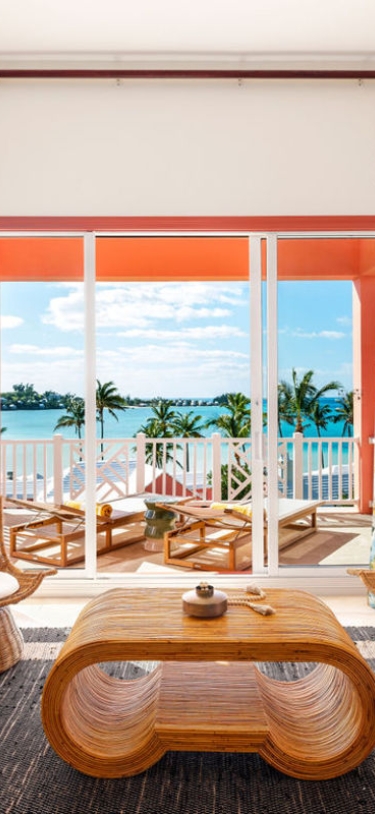 Cambridge Beaches – Reimagined One Bedroom Water View Suite - Living Room