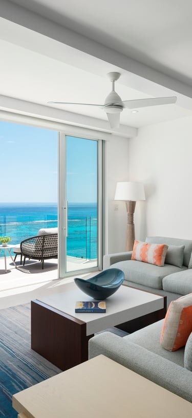 Azura Bermuda – Oceanfront Living Room