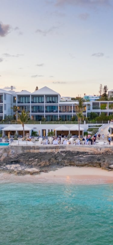 The Loren Hotel at sunset