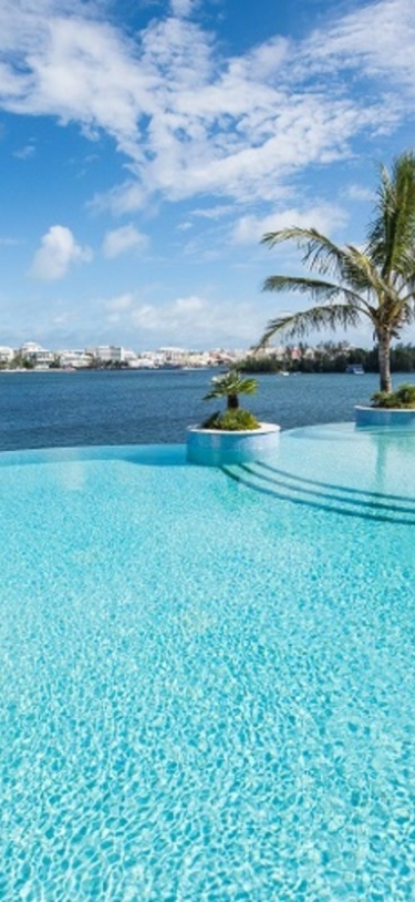 Newstead Belmont Hills Golf Resort & Spa – Newstead Infinity Pool Overlooking Bermuda's Great Sound