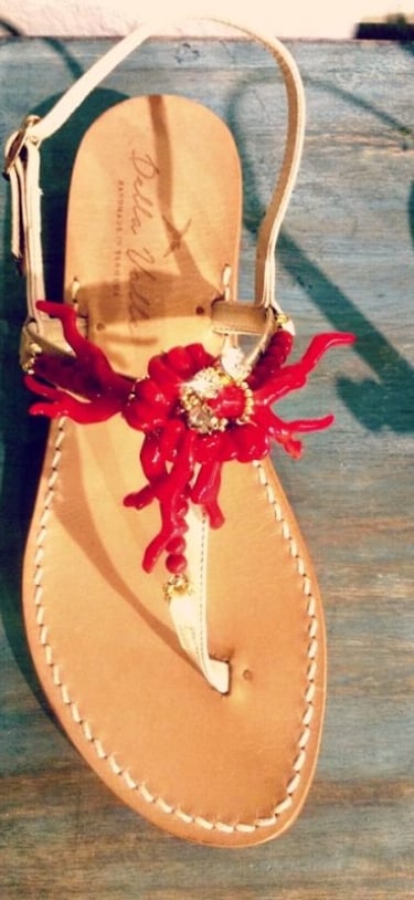 Della Valle Handmade Sandals – Coral