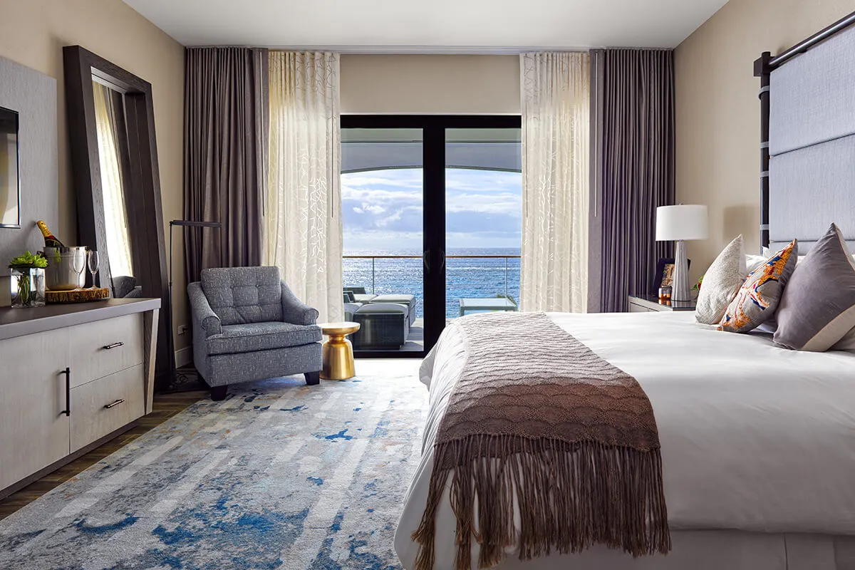 Interior view of suite at The Loren