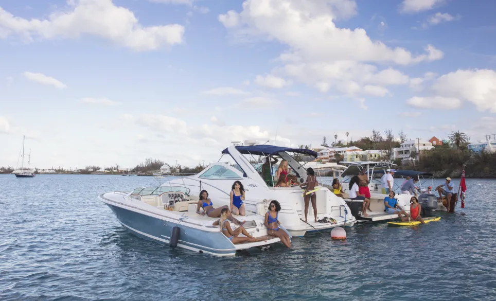 Bermuda water raft up