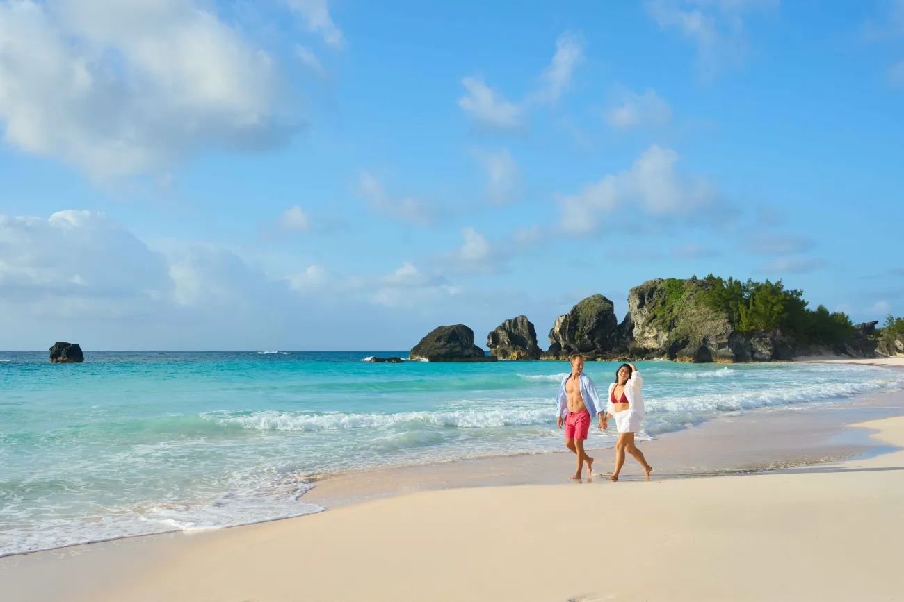 Horseshoe Bay Beach Couple