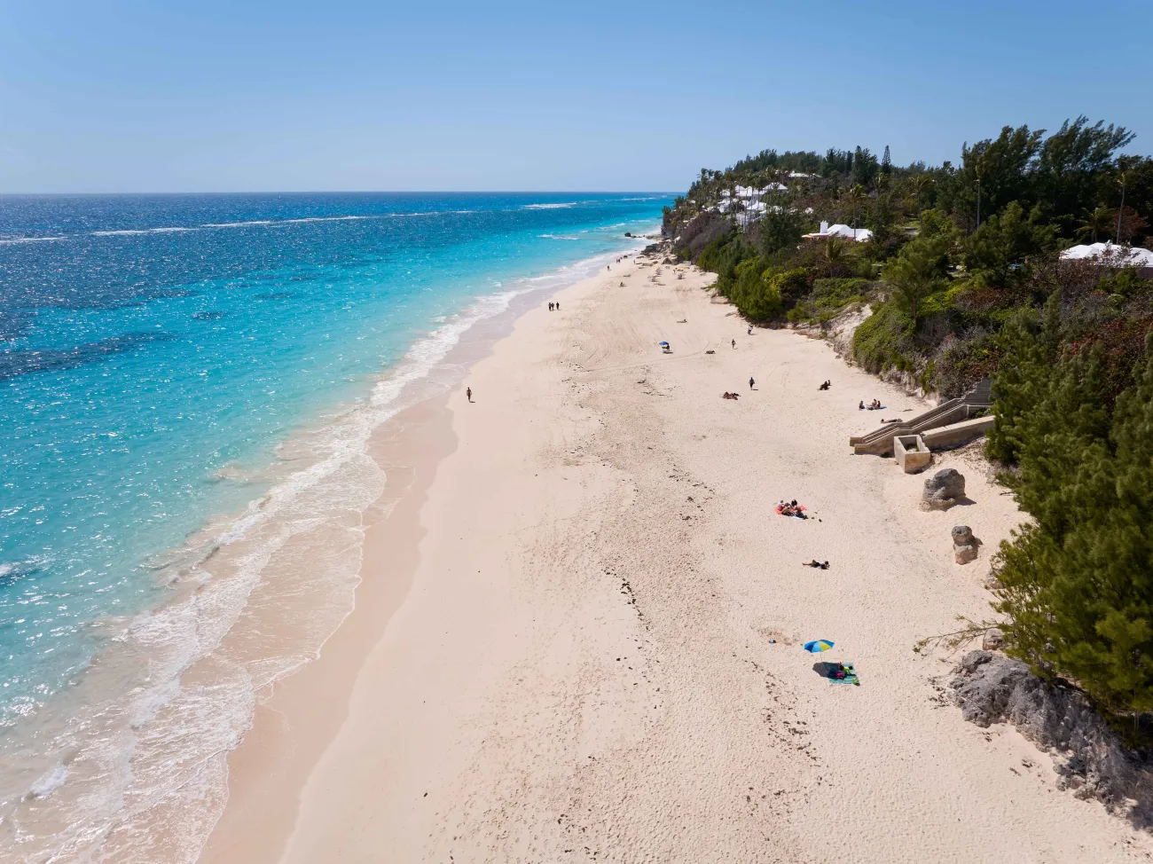 Aerial of Elbow Beach