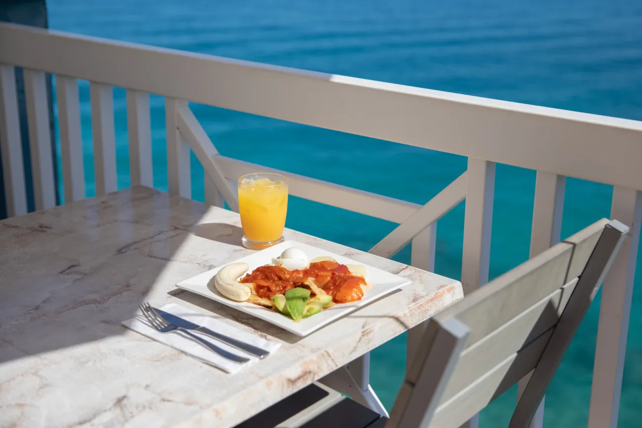Codfish breakfast in Bermuda