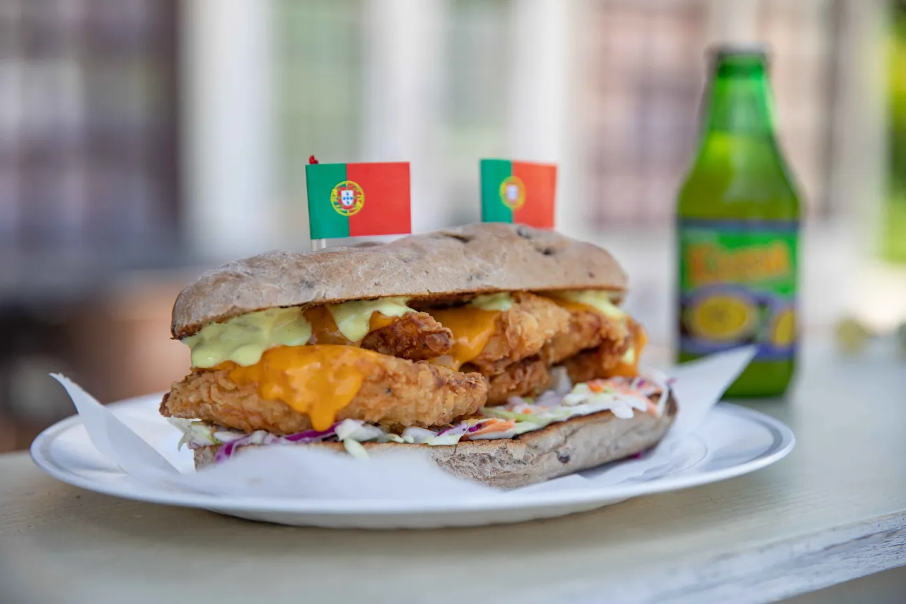 Generosa's fish sandwich.