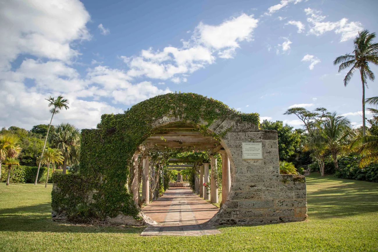 Moongate at Gibbons Garden