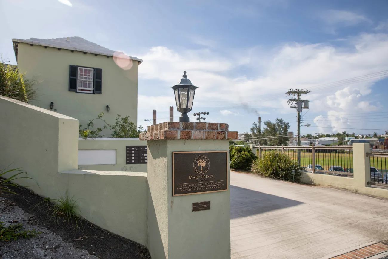 Interior of the Mary Prince House