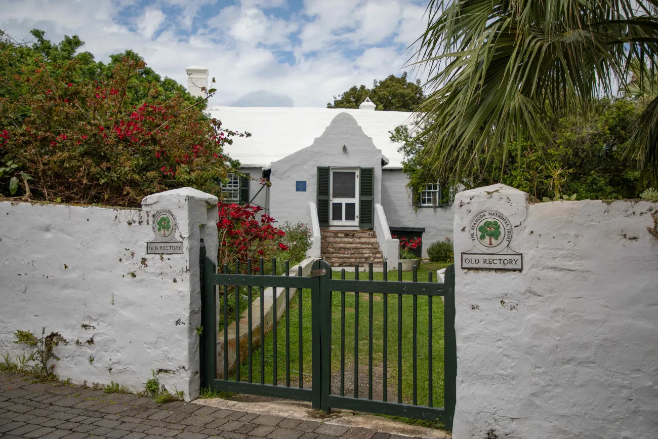 Exterior view of the old rectory.