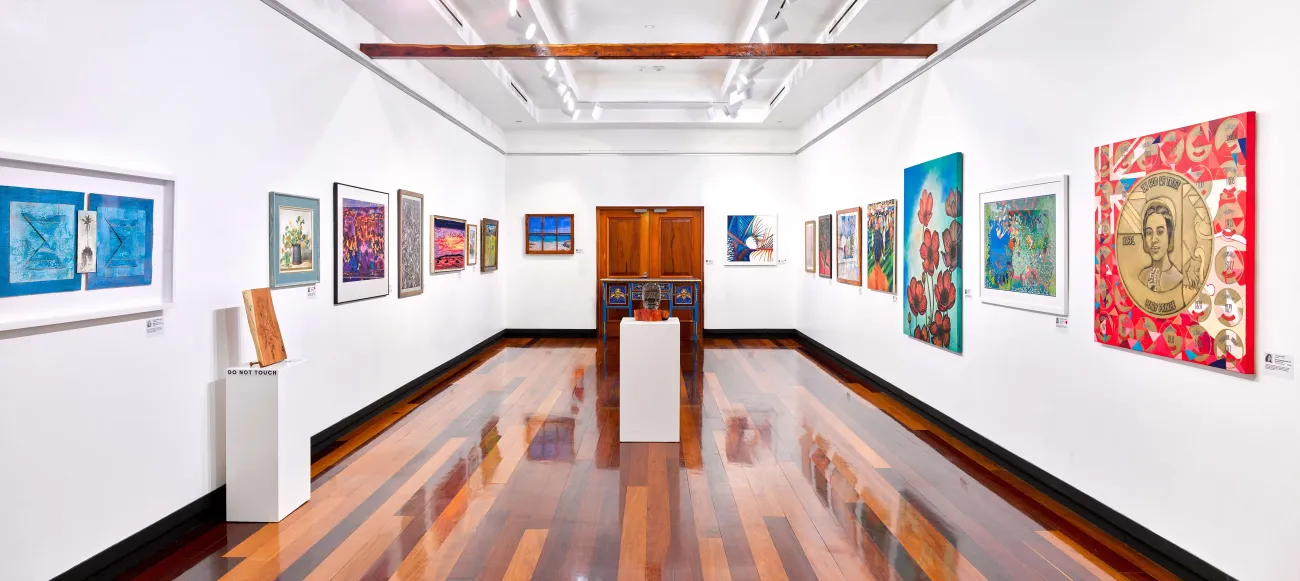 Interior of Masterwork's Rick Faries Gallery