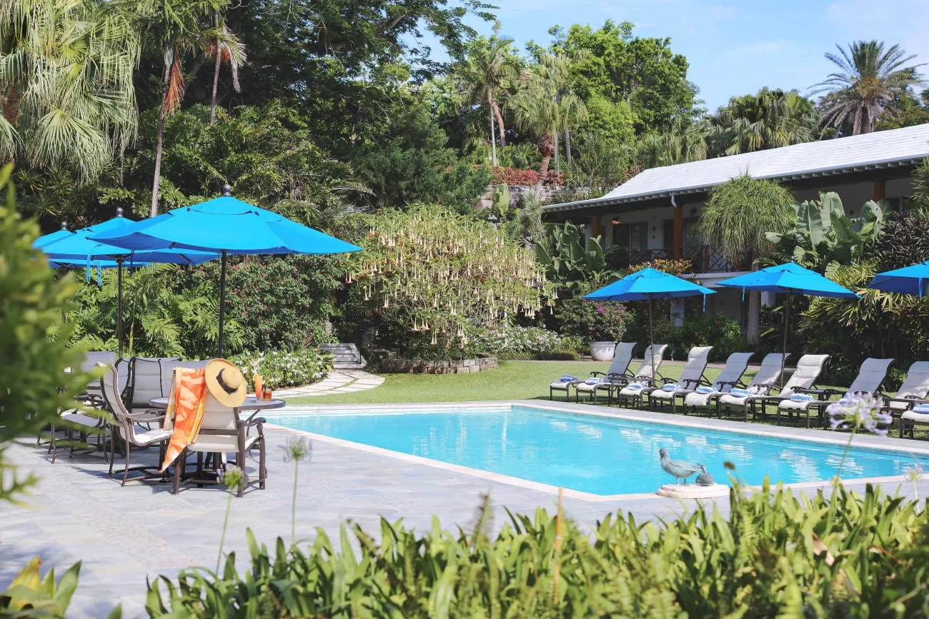 Exterior view of Rosedon's pool