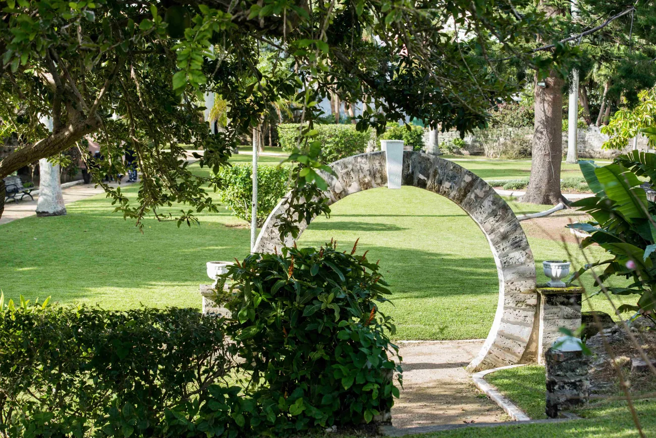 Bermuda Moongate in St. George's.