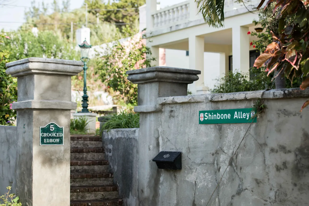 View of Street Name in St. George's