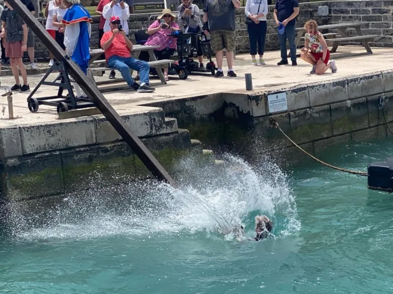 Ducking Stool Reenactment